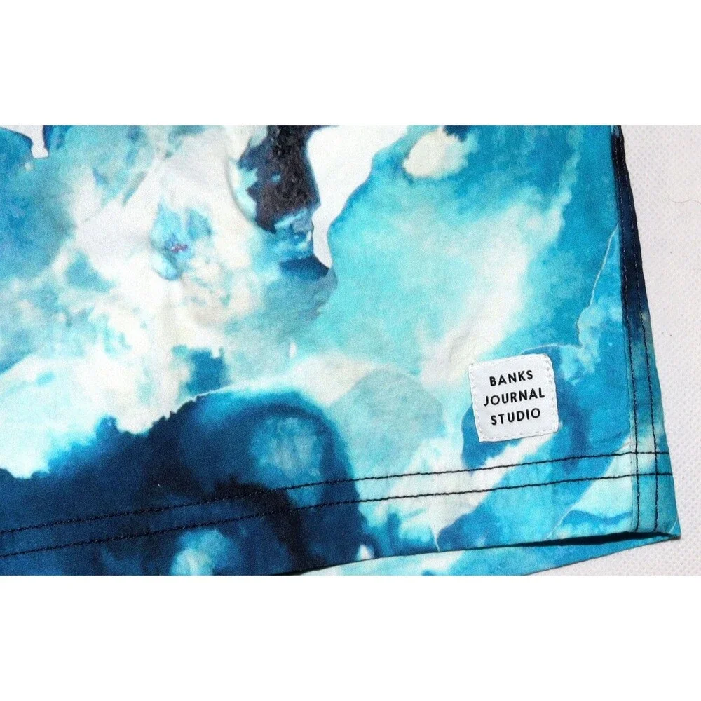 Banks Journal Natalie Strickland‎ Studio Indigo Men's Board Shorts Size XL